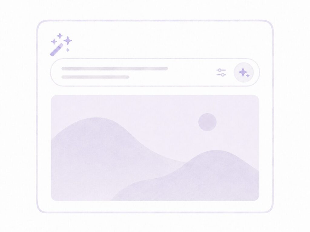 AIで生成した画像が印刷時に解像度不足になりやすい例を示したイメージ図